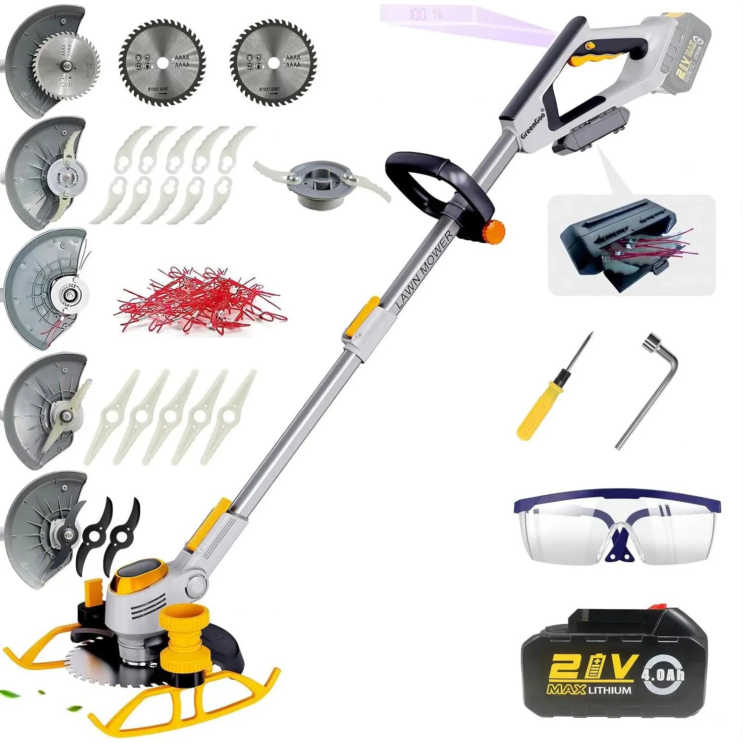 BYTECHLABS Cordless Weed Eater